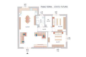 Trilocale piano terra con ingresso indipendente