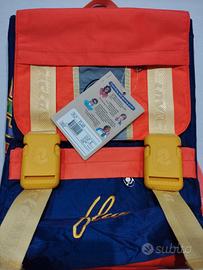 Zaino scuola Invicta mod. fluo, vintage anni '90