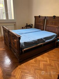 Letti antichi in legno