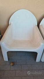 Coppia poltrone di design Gae Aulenti