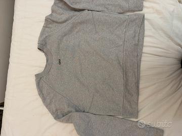 Felpa senza cappuccio Offwhite