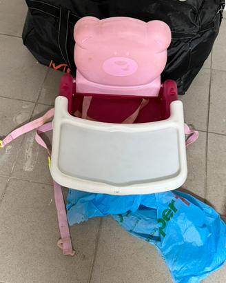 Seggiolino rialzo Chicco sa sedia con vassoio