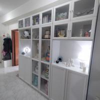 Libreria IKEA BILLY bianca con ante OXBERG 