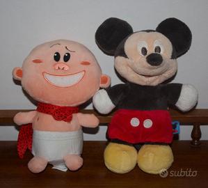 2 pupazzi topolino e capitan mutanda