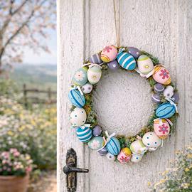 Ghirlanda pasquale artigianale 