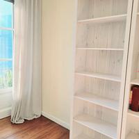 Libreria in legno bianco - in scatola