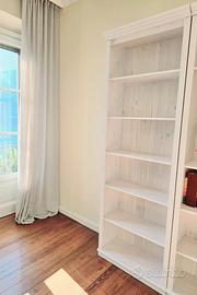 Libreria in legno bianco - in scatola