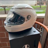 AGV K6 Bianco M/L NUOVO con scatola e sacca