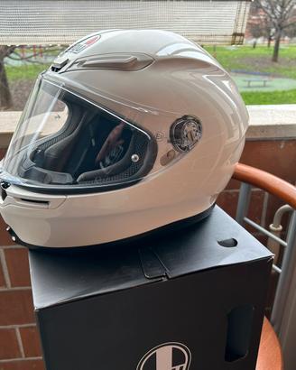 AGV K6 Bianco M/L NUOVO con scatola e sacca