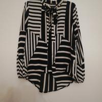 Camicia donna con fiocco