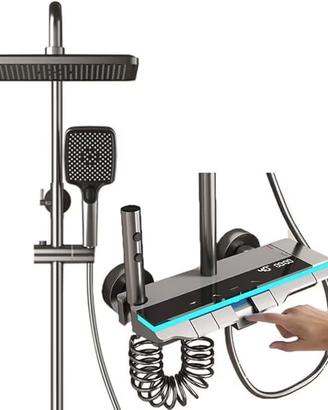 Sistema doccia termostatico con display digitale