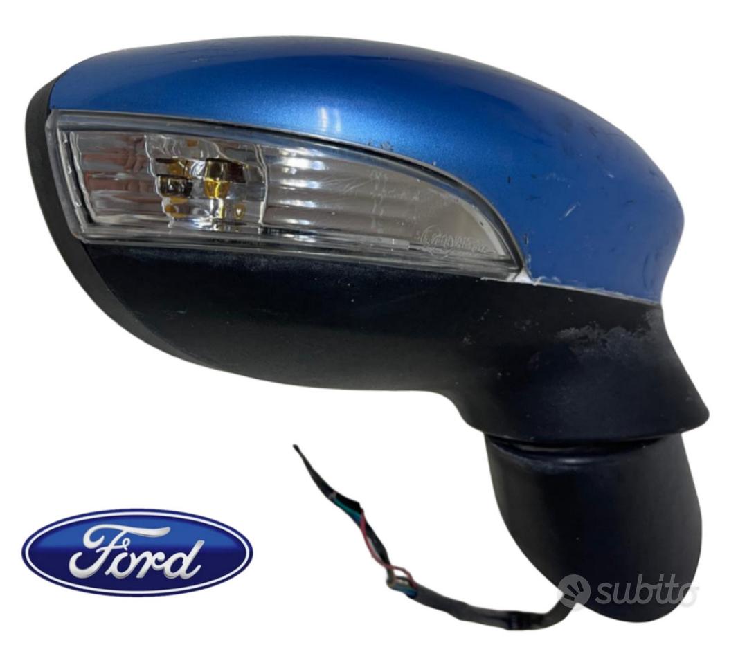 Kivivaka COPPIA CALOTTA SPECCHIETTO LATERALE NERO LUCIDO PER FORD FIESTA MK7 2008-2017 COMPATIBILE CON FONDO FAN CON LAMPADA 2012-2017 MATERIALE ABS 21,5X13X9 ANTERIORE SINISTRO E DESTRO