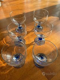 Coppe per il  gelato o macedonia in vetro