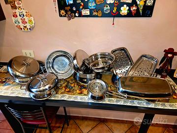 Batteria Pentole Serafino Zani per Richard Ginori