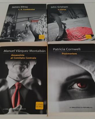 Lotto 4 Libri Romanzi Gialli Ellroy Grisham Cornwe