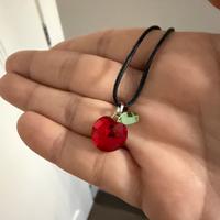 Collana Swarovski in corda e argento con ciondolo
