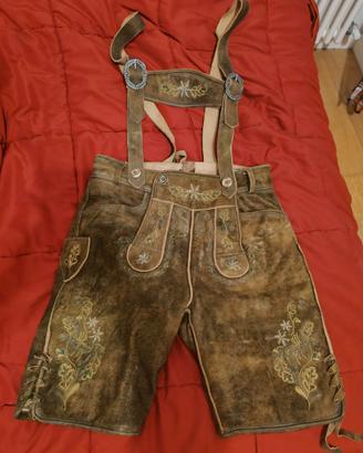 Lederhose Alpin deLuxe Taglia 48 (M)