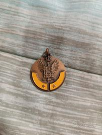 Medaglia 4 reggimento cavalleria Genova antica