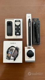 insta360 x4 + accessori + bastone 3 metri