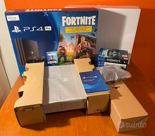 PS4 PRO 1TB completa in Box + Giochi
