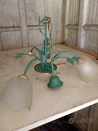 lampadario rustico 