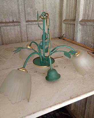 lampadario rustico 