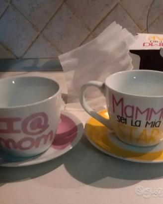 Tazza, tazzone MAMMA con piatto e scatolo