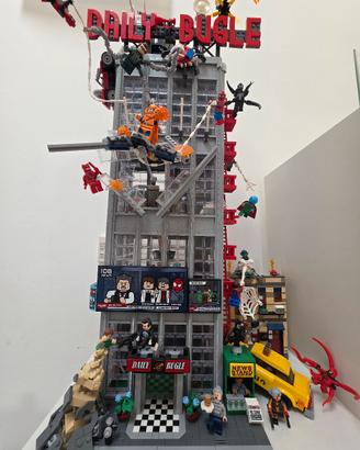 Lego Daily Bugle + appartamento Peter Parker 