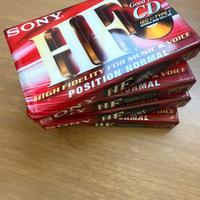 Set di 4 audiocassette SONY da 60 minuti
