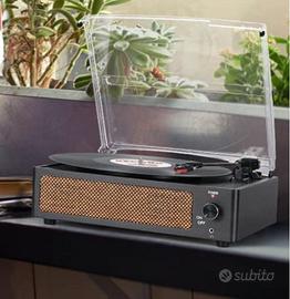 giradischi vintage Trynnay -3 velocità e bluetooth