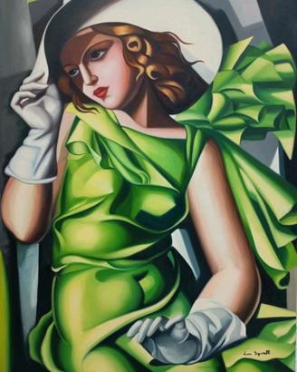 QUADRO MODERNO DIPINTO A MANO OLIO SU TELA TAMARA 