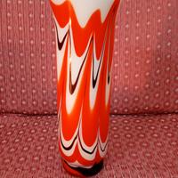 Vaso vintage vetro di Murano opalino