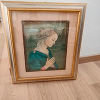 Quadro con raffigurato la Madonna 