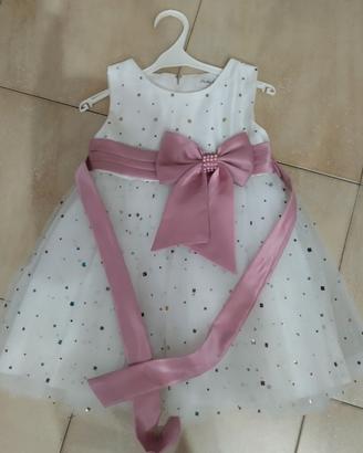 Abito da cerimonia bimba 4 anni