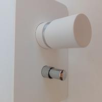 MISCELATORE DOCCIA CON DEVIATORE" NANOtech"BIANCO