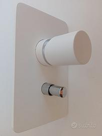 MISCELATORE DOCCIA CON DEVIATORE" NANOtech"BIANCO