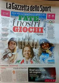Gazzetta dello Sport - Olimpiadi Milano Cortina 20