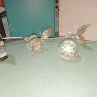 lotto di 3 oggetti in vetro Swarovski anni 70 