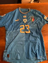 Maglia ITALIA indossata e autografata da BASTONI