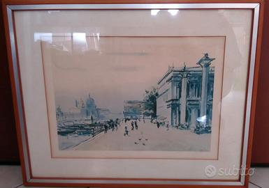 Venezia, quadro postimpressionista F. Seibezzi