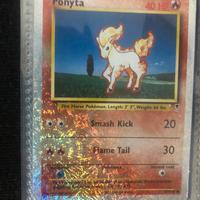 Carta pokemon ponyta holo