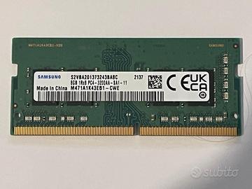 8GB DDR4 Memoria Noebook