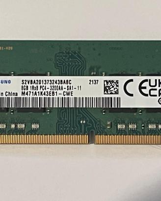 8GB DDR4 Memoria Noebook