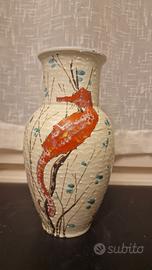 Vaso ceramica maiolica Alfredo Santarelli d