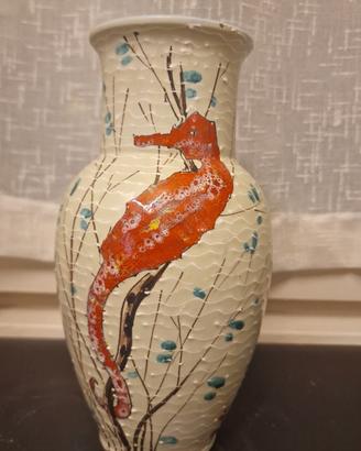 Vaso ceramica maiolica Alfredo Santarelli d