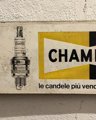 Insegna pubblicitaria Champion