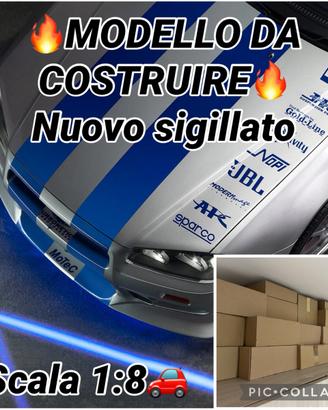 Kit - Nissan Skyline GTR R34 1:8 DeAgostini