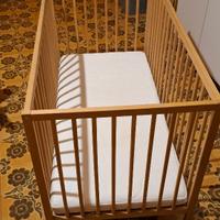 Lettino e box per bambini