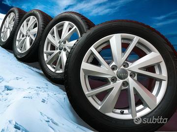 Kit ruote inverno nuove Audi Q2 Vw 215/55 R18