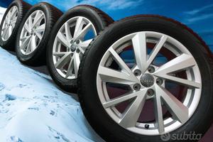 Kit ruote inverno nuove Audi Q2 Vw 215/55 R18